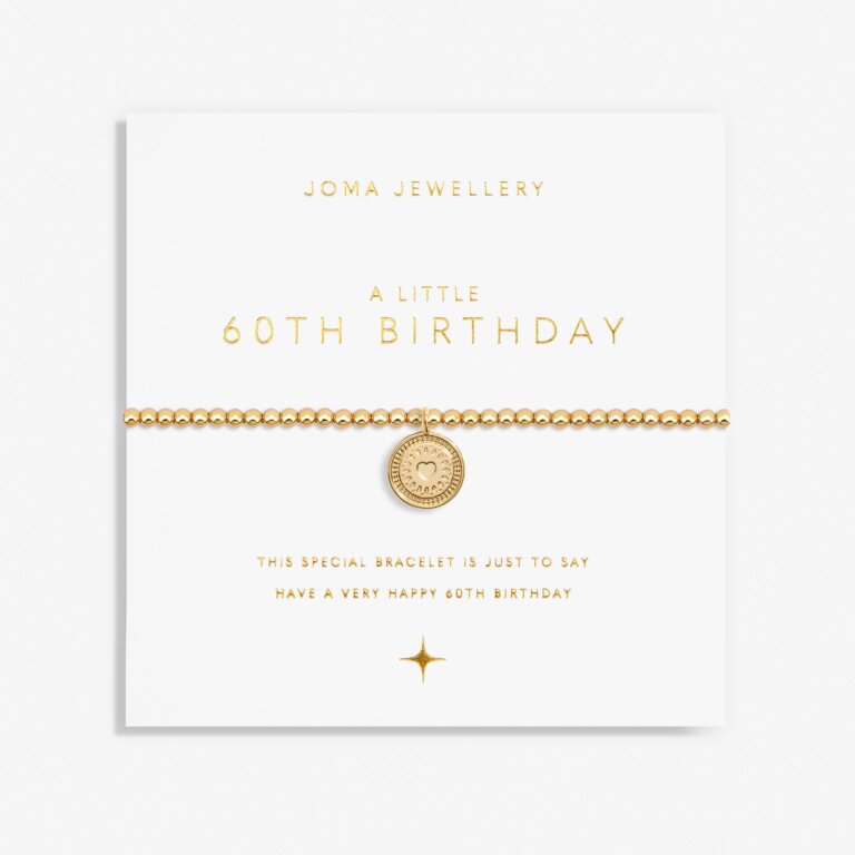 Joma Jewellery A Little 60Th Birthday Gold Plated Bracelet