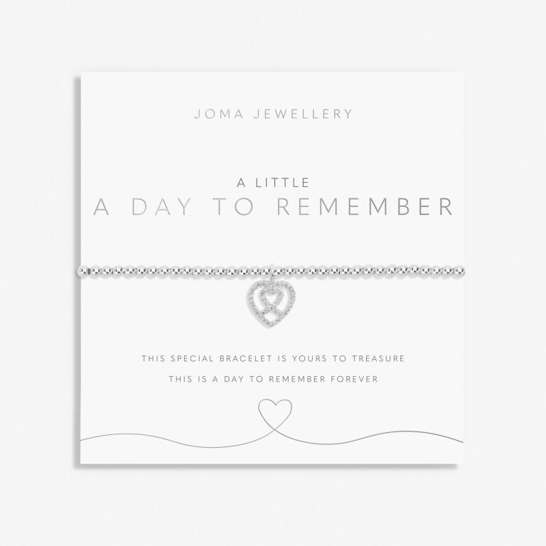 Joma Jewellery A Little A Day To Remember Silver Plated Bracelet