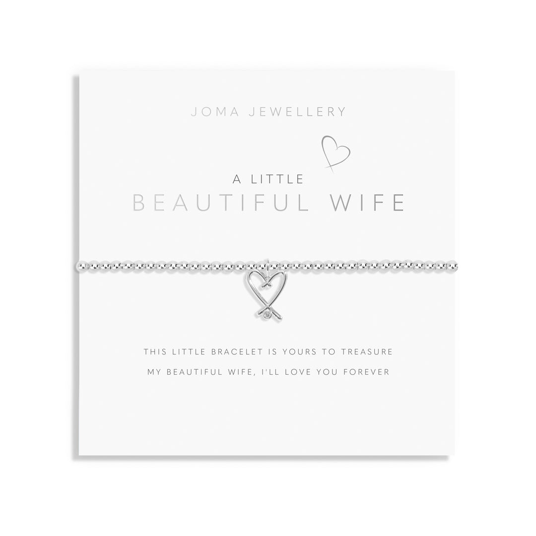 Joma Jewellery A Little Beautiful Wife Silver Plated Bracelet