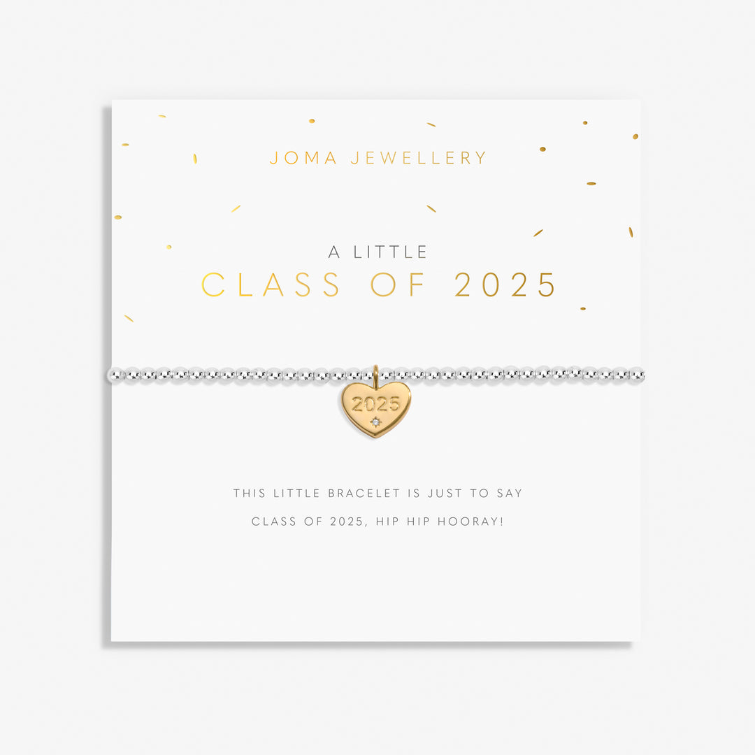 Joma Jewellery A Little Class Of 2025 Silver & Gold Plated Bracelet