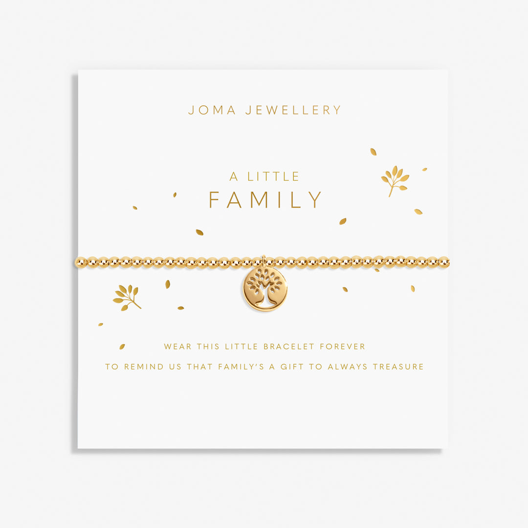 Joma Jewellery A Little Family Gold Plated Bracelet