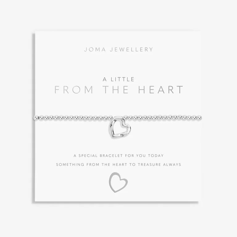 Joma Jewellery A Little From The Heart Silver Plated Bracelet