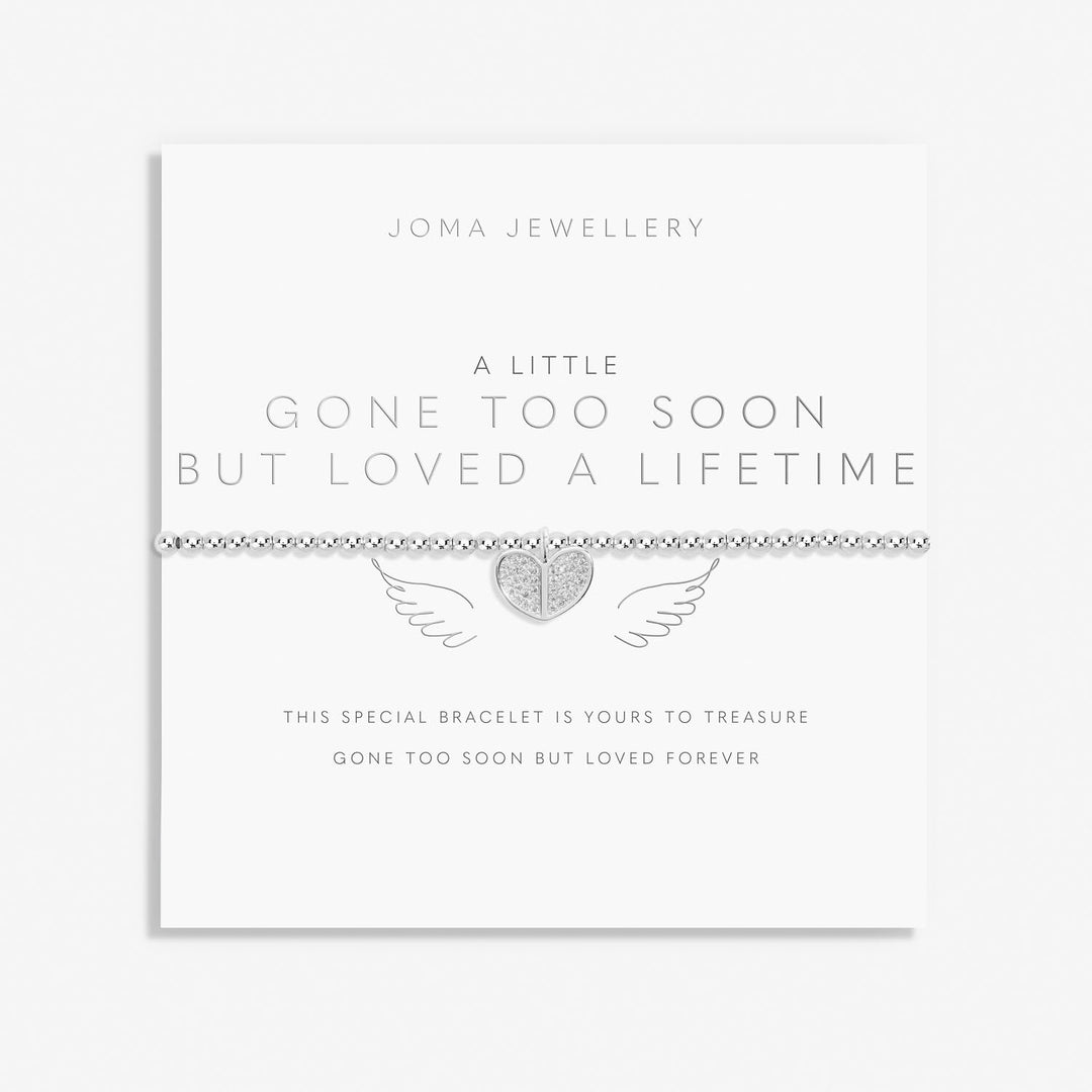 Joma Jewellery A Little Gone Too Soon But Loved A Lifetime Silver Plated Bracelet