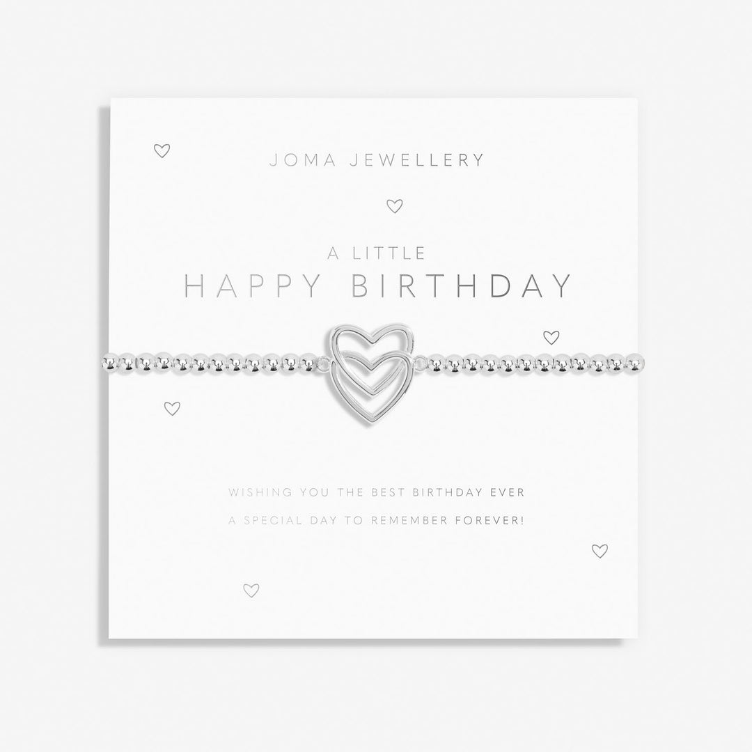 Joma Jewellery A Little Happy Birthday Silver Plated And Gold Bracelet
