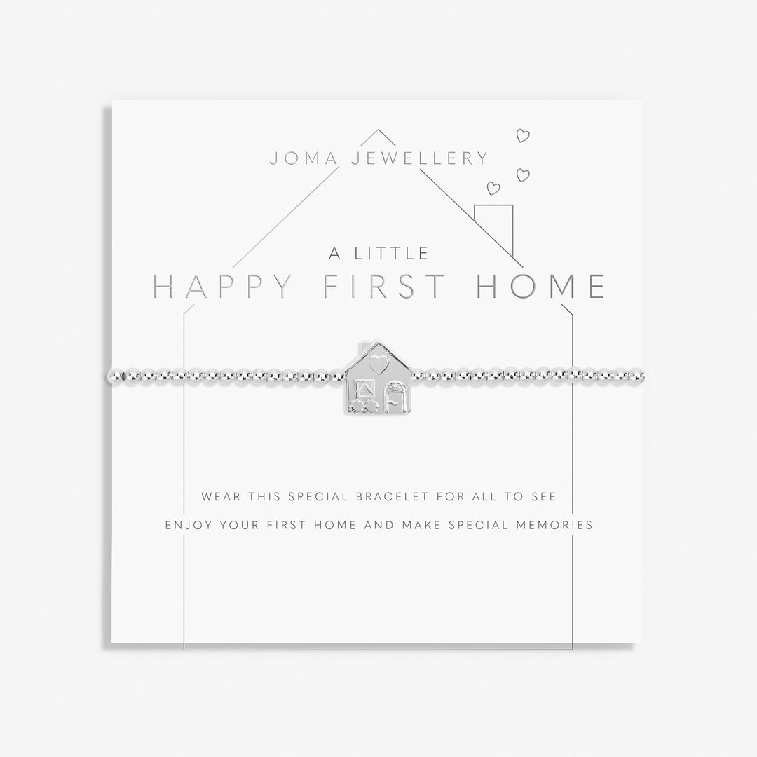 Joma Jewellery A Little Happy First Home Silver Plated Bracelet