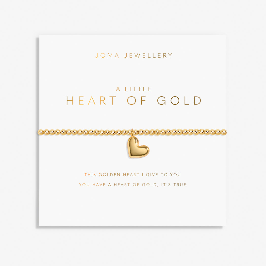 Joma Jewellery A Little Heart Of Gold Gold Plated Bracelet