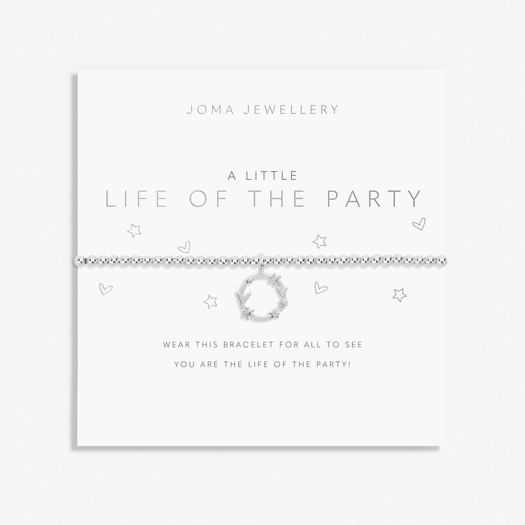 Joma Jewellery A Little Life Of The Party Silver Plated Bracelet