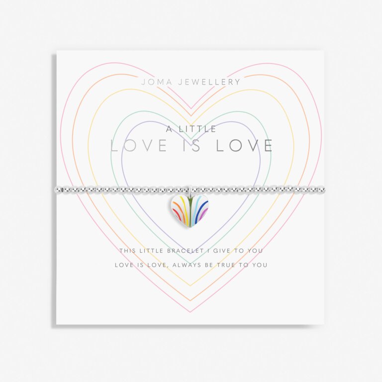 Joma Jewellery A Little Love Is Love Silver Plated Bracelet