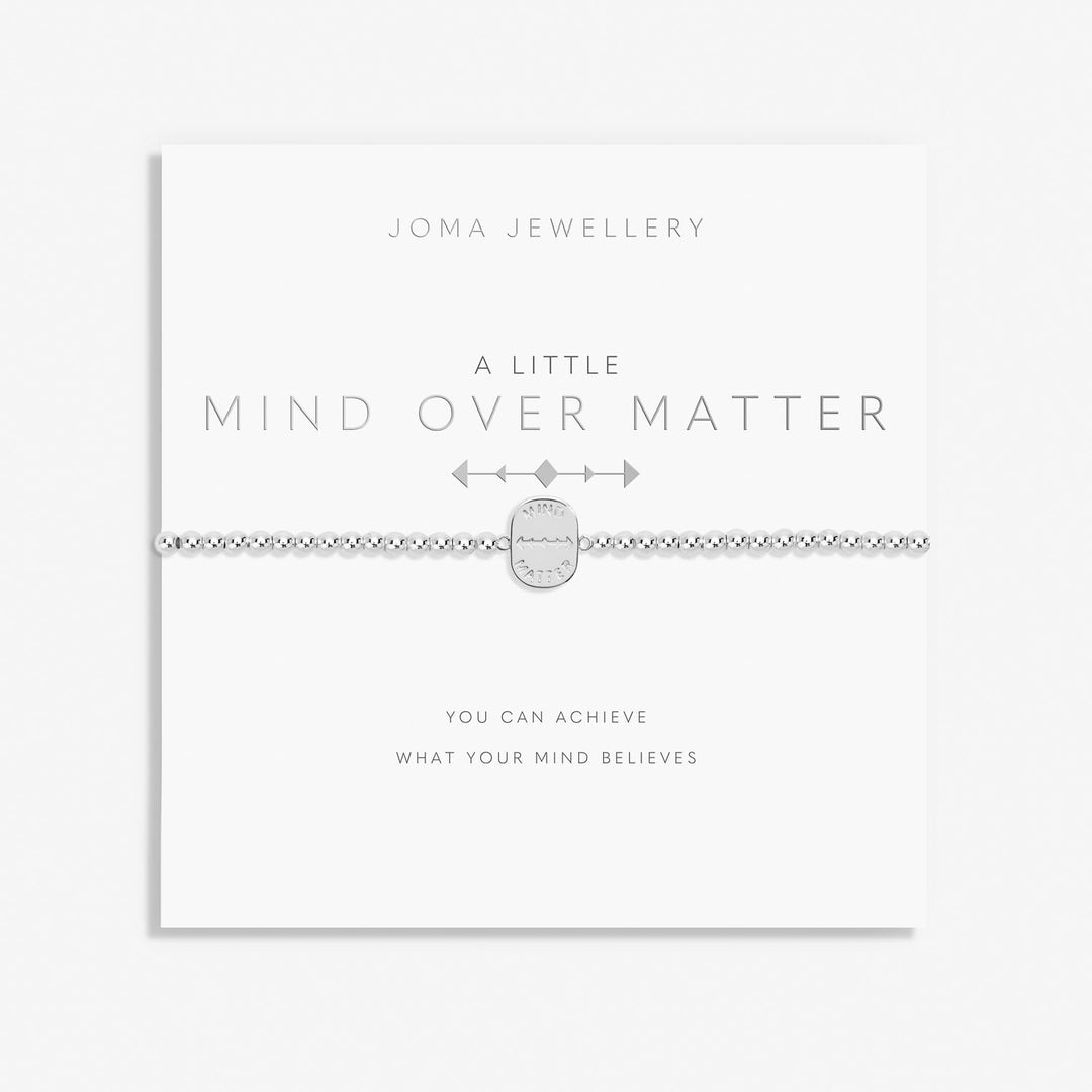 Joma Jewellery A Little Mind Over Matter Silver Plated Bracelet