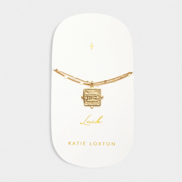 Katie Loxton Waterproof Antique Coin Bracelet Luck Gold Plated Bracelet