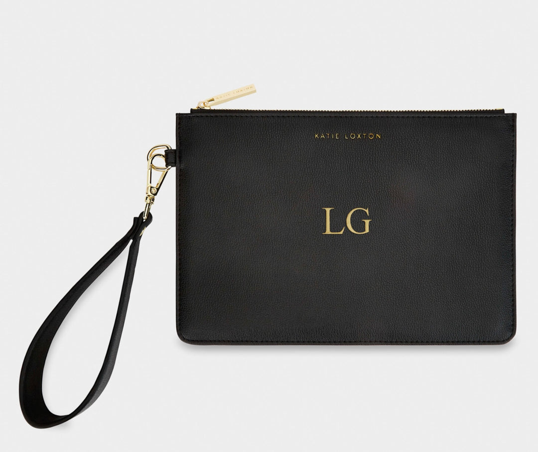 Katie Loxton Zana Wristlet Pouch Black