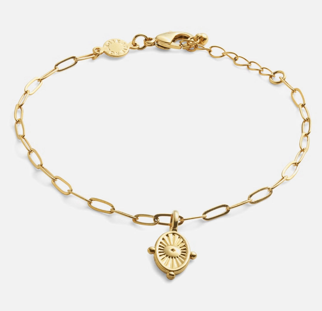 Katie Loxton Waterproof Talis Charm Bracelet Gold Plated Bracelet