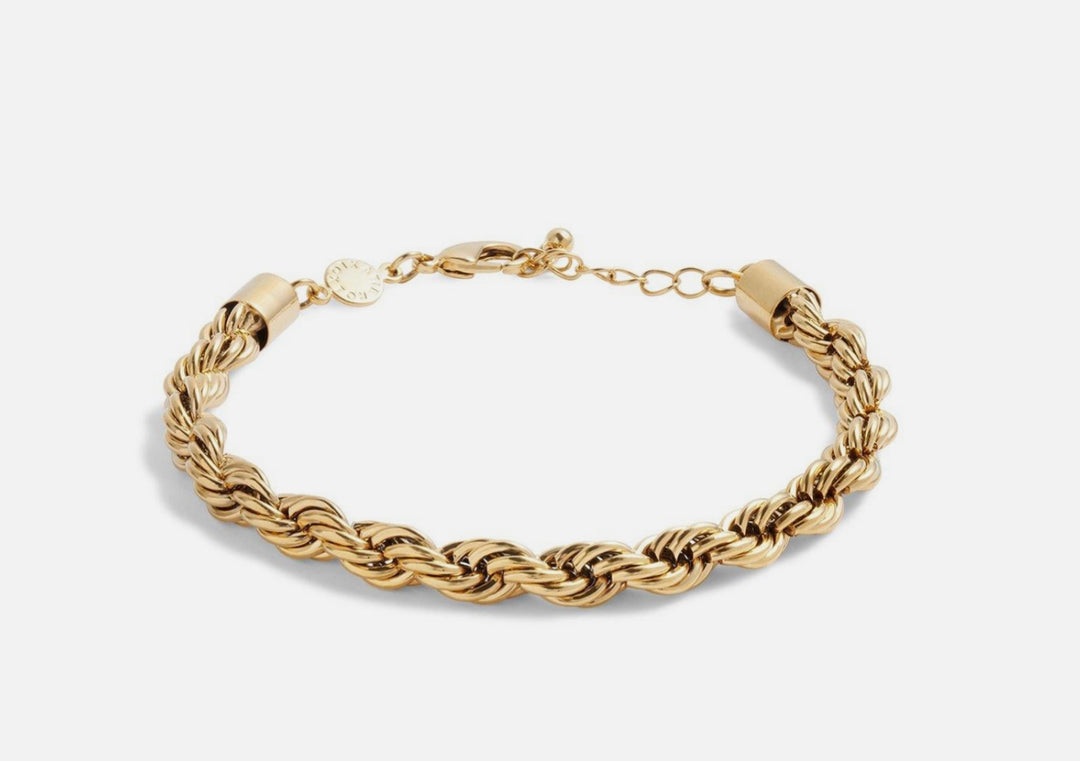 Katie Loxton Waterproof Reine Rope Bracelet Gold Plated Bracelet Double Chain