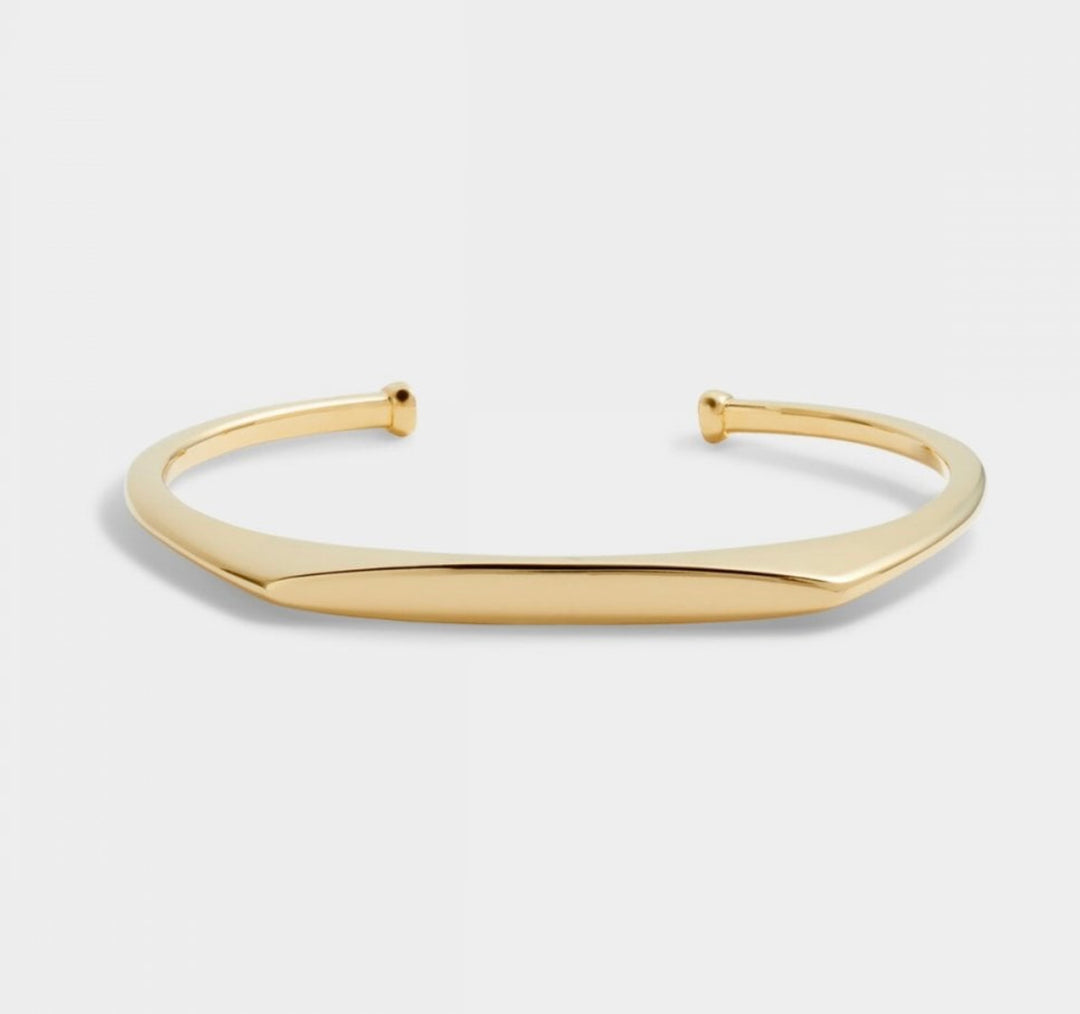 Katie Loxton Signet Bangle Gold Plated Bangle