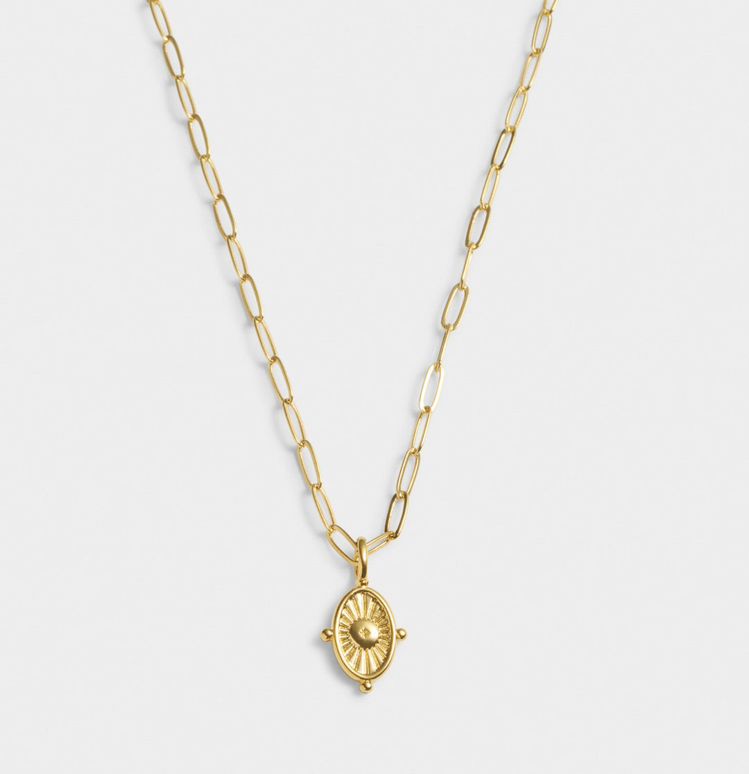 Katie Loxton Waterproof Talis Charm Necklace Gold Plated Necklace