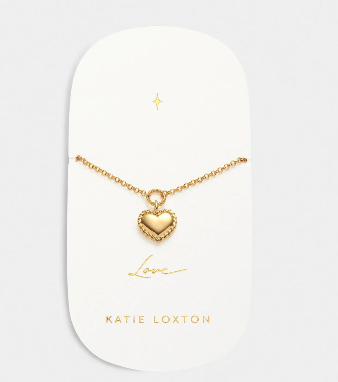 Katie Loxton Waterproof Love Heart Bracelet Love Gold Plated Bracelet