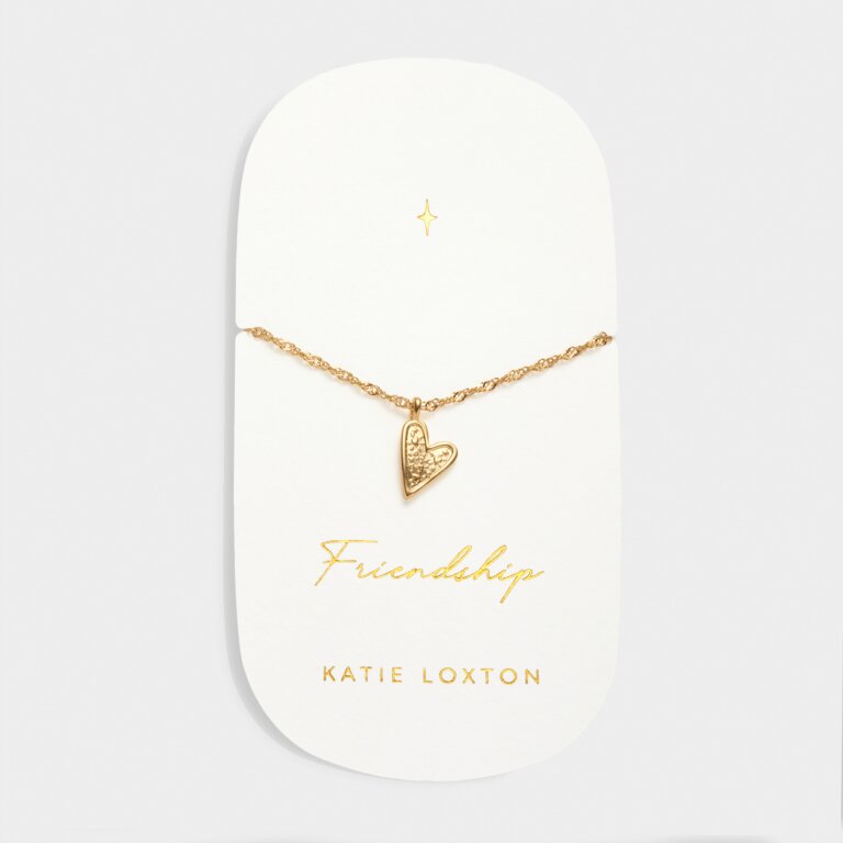 Katie Loxton Waterproof Heart Bracelet Friendship Gold Plated Bracelet