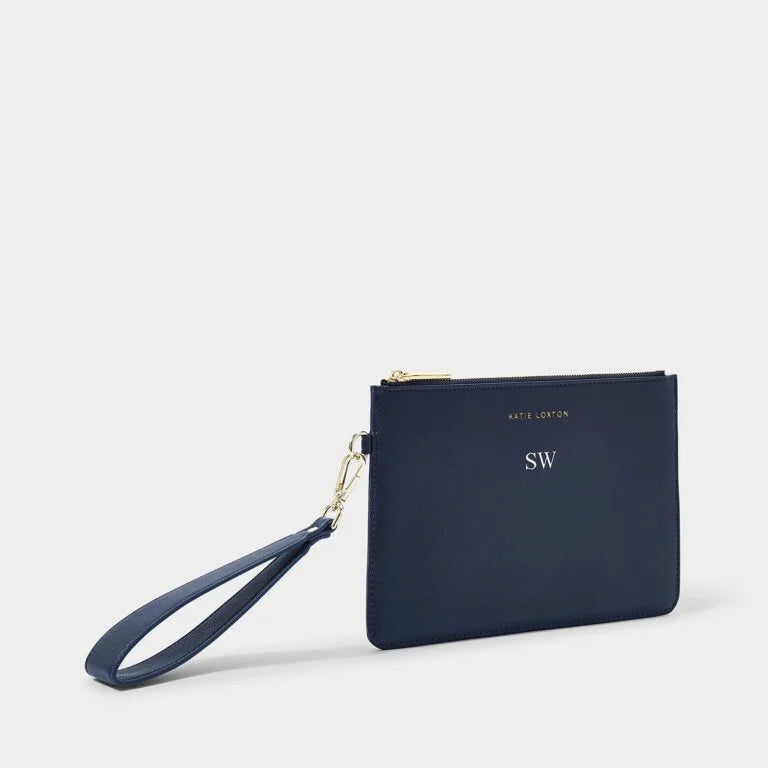 Zana Wristlet Pouch Navy
