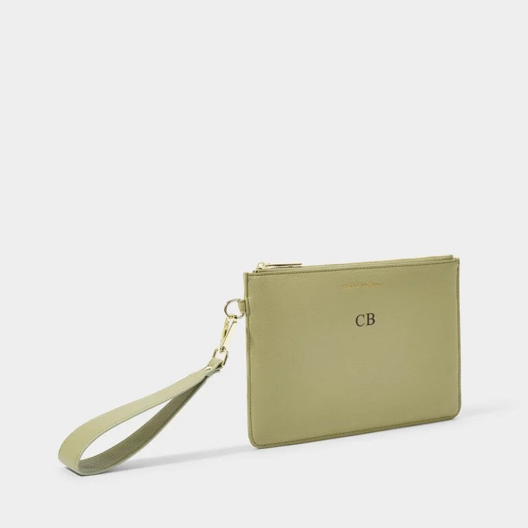 Zana Wristlet Pouch Olive