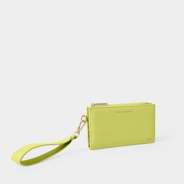Zana Wristlet Purse Lime Green