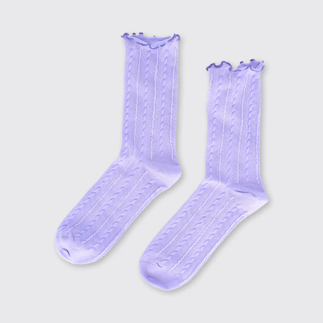 Lilac Alice Socks