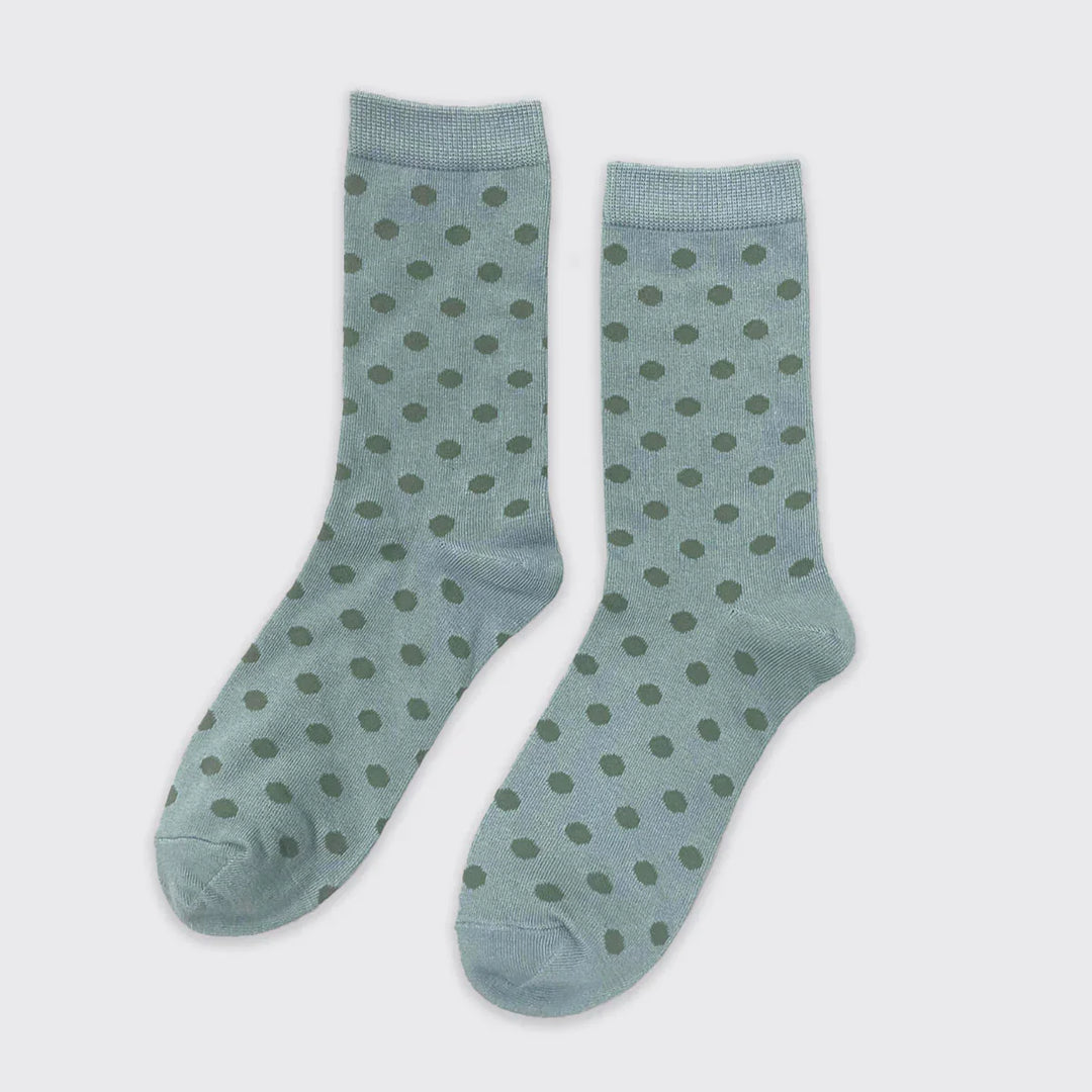 Dotty Green Socks