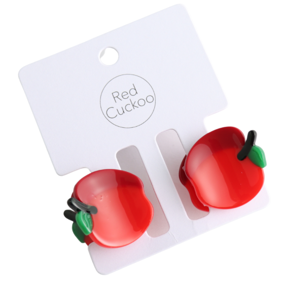 Red Apple Claw Clip Twin Pack