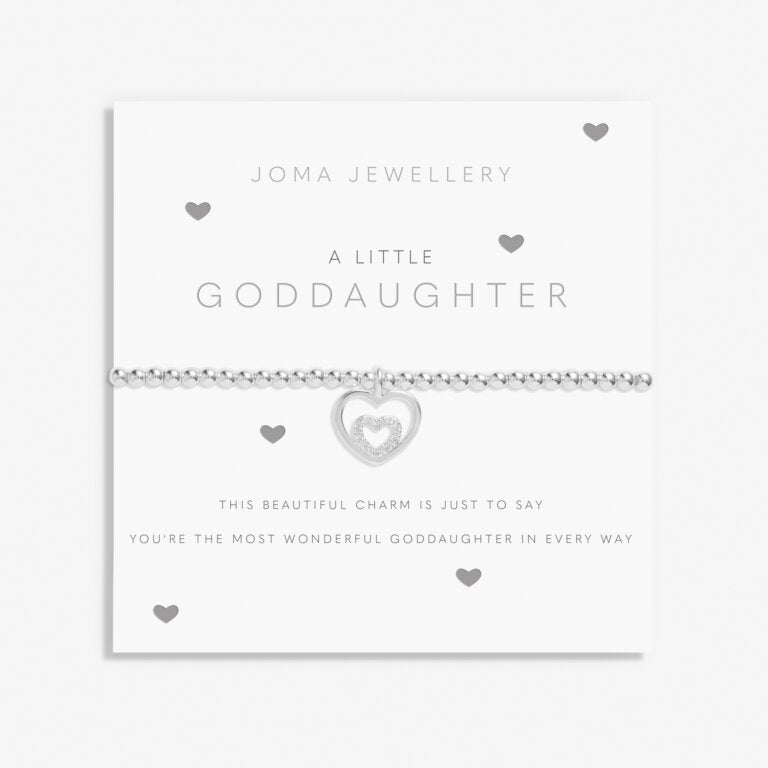 Joma Jewellery A Little Childrens Goddaughter Silver Bracelet