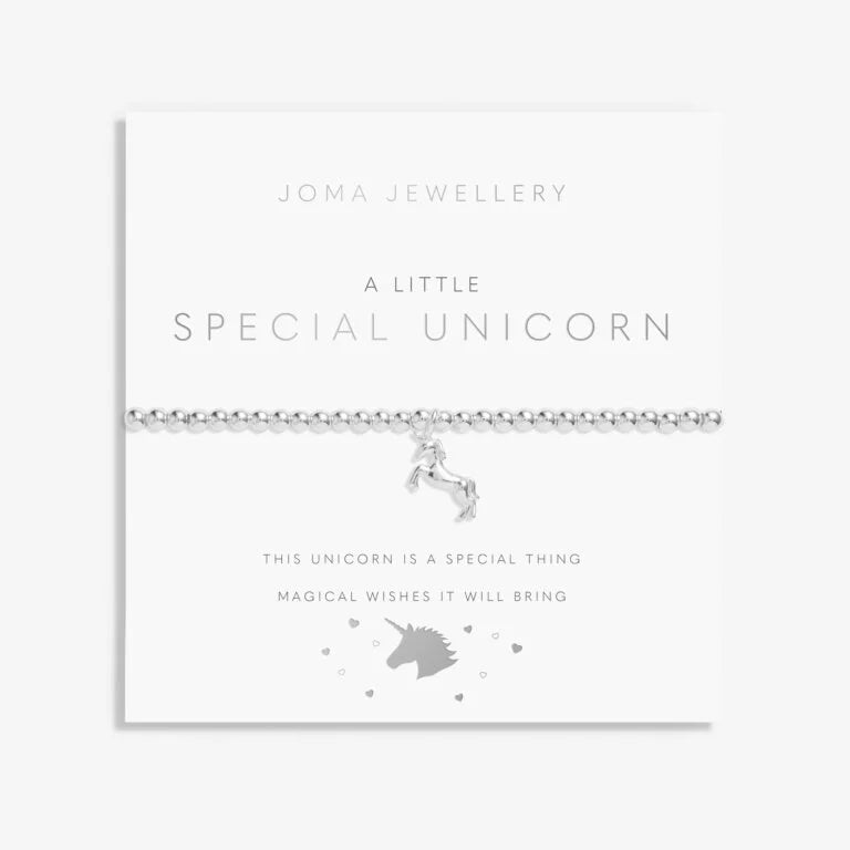 Joma Jewellery A Little Childrens Special Unicorn Silver Bracelet