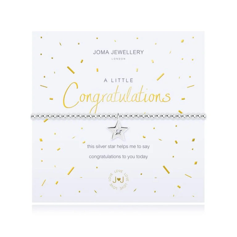 Joma Jewellery A Little Congratulations Bracelet