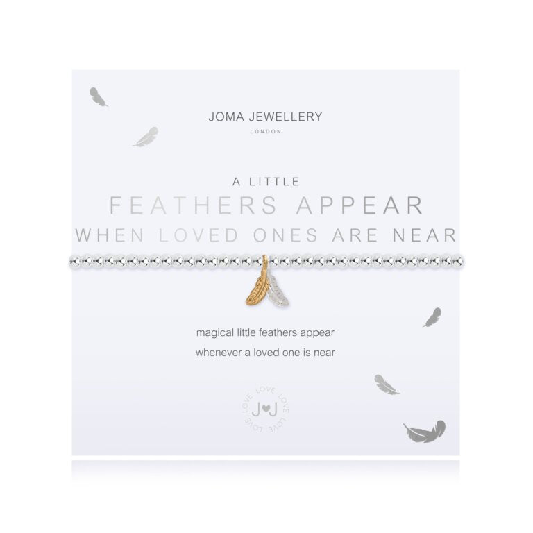 Joma Jewellery A Little Feathers Appear When Loved Ones Are Near Bracelet
