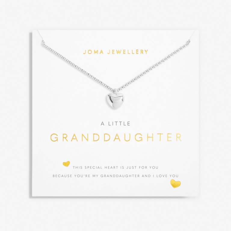 Joma Jewellery A Little Grandaughter Silver Necklace