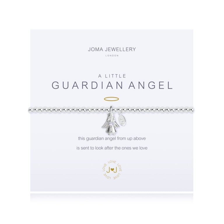Joma Jewellery A Little Guardian Angel Silver Angel Bracelet