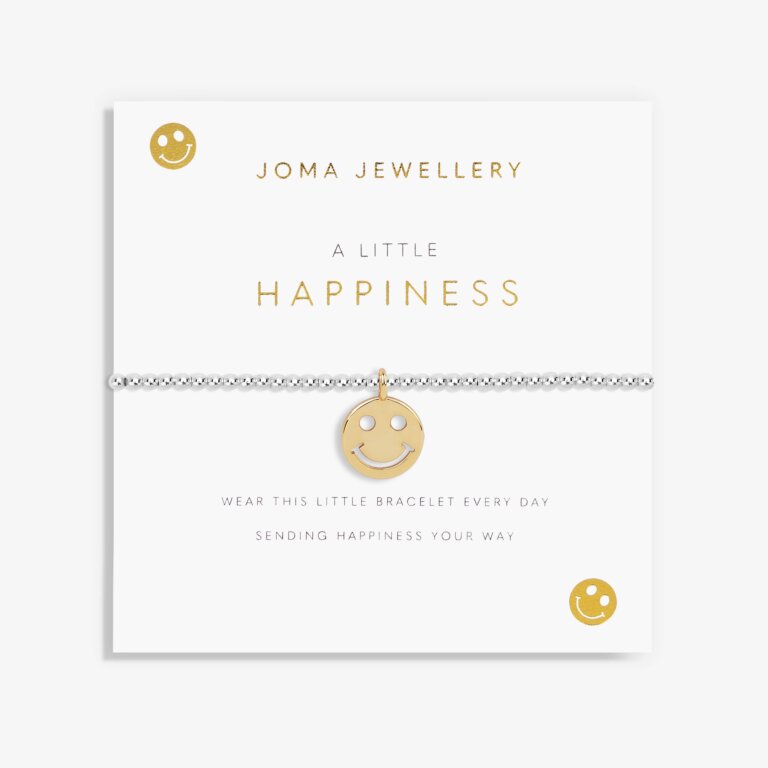 Joma Jewellery A Little Happiness Silver And Gold Bracelet