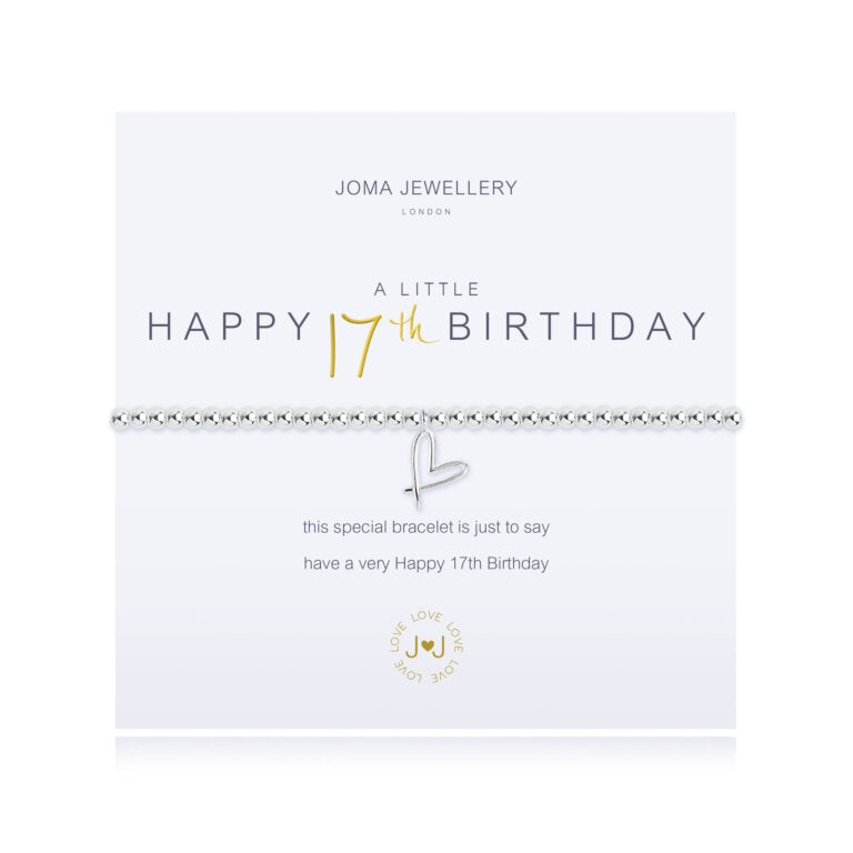 Joma Jewellery A Little Happy 17th Birthday Bracelet