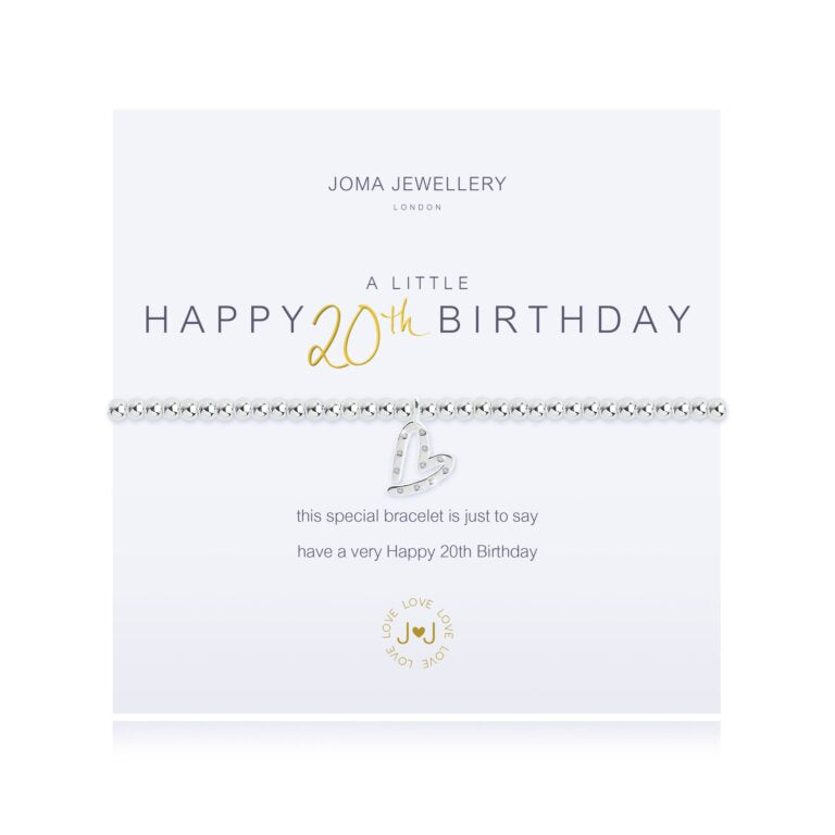 Joma Jewellery A Little Happy 20th Birthday Bracelet