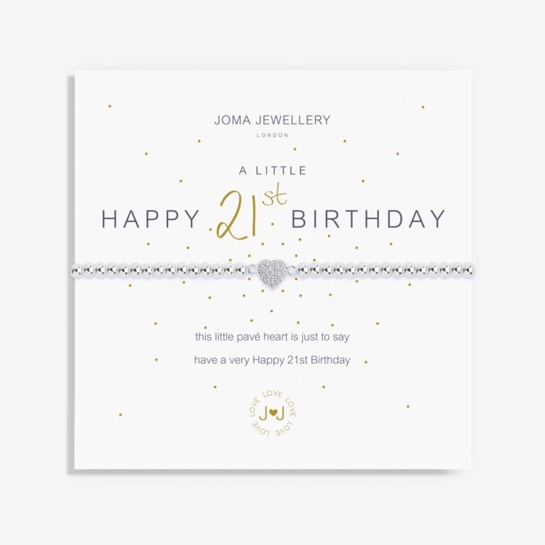 Joma Jewellery A Little Happy 21st Birthday Bracelet