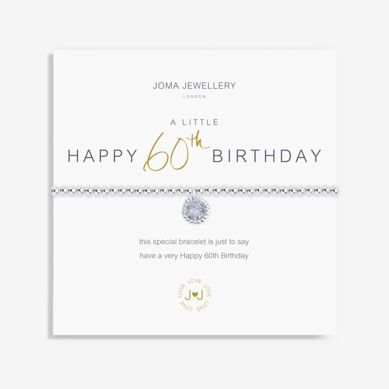 Joma Jewellery A Little Happy 60th Birthday Bracelet