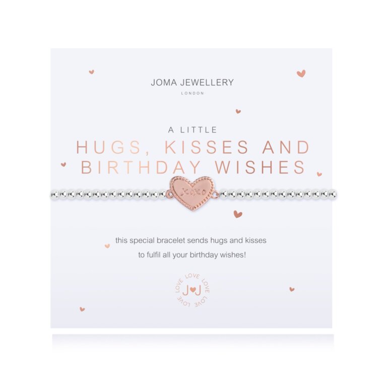 Joma Jewellery A Little Hugs Kisses And Birthday Wishes Bracelet