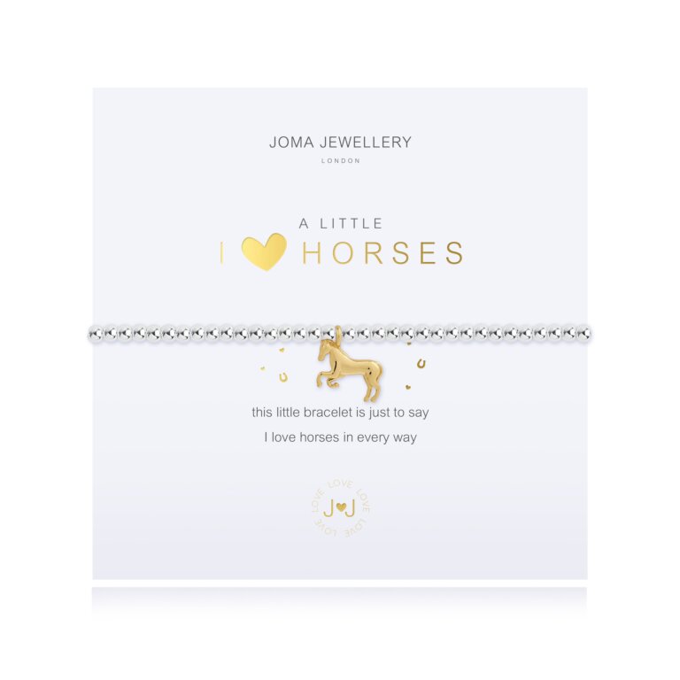 Joma Jewellery A Little I Love Horses Bracelet