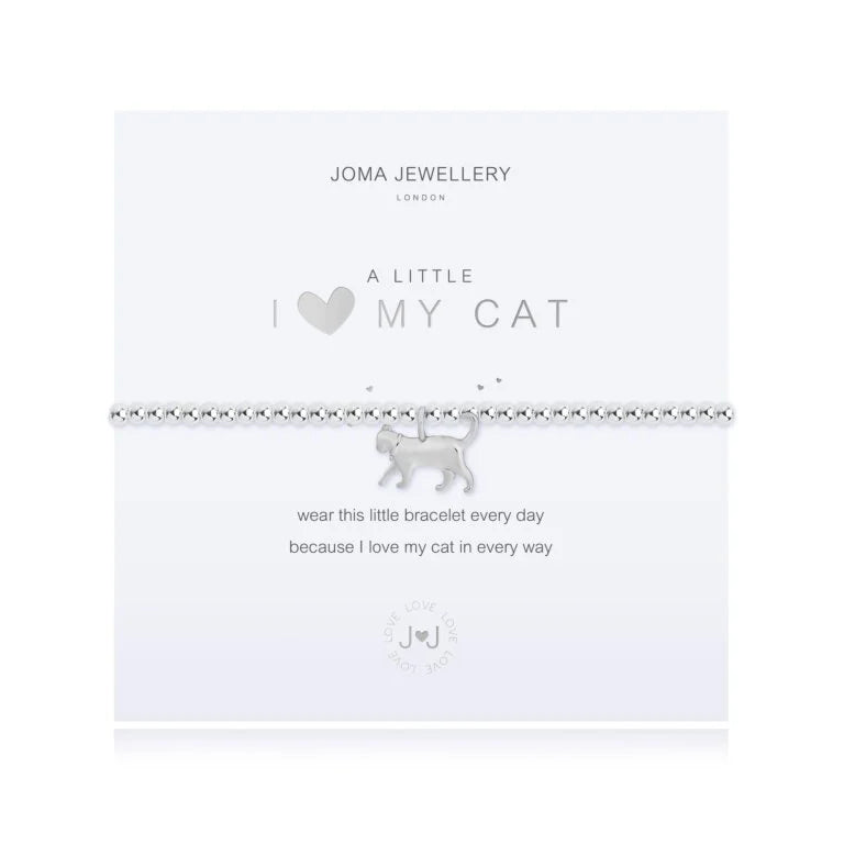 Joma Jewellery A Little I Love My Cat Bracelet