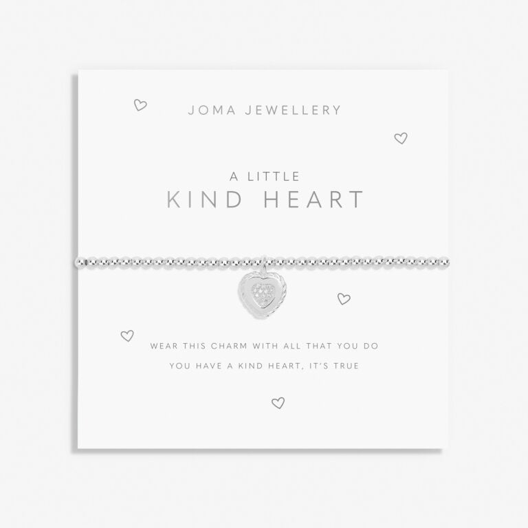 Joma Jewellery A Little Kind Heart Silver Plated Bracelet