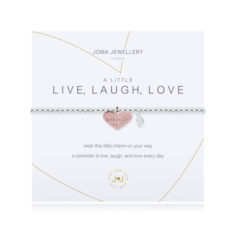 Joma Jewellery A Little Live Laugh Love Bracelet