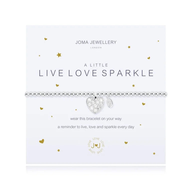 Joma Jewellery A Little Live Love Sparkle Bracelet