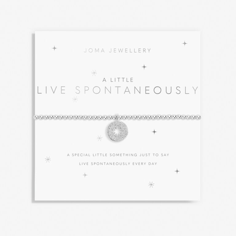Joma Jewellery A Little Live Spontaneously Silver Bracelet