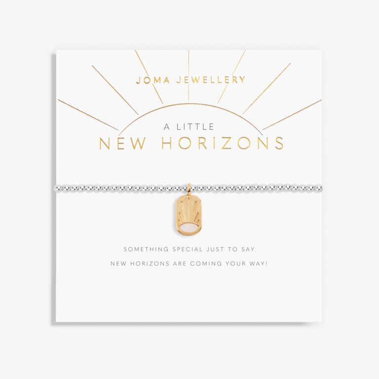 Joma Jewellery A Little New Horizons Silver And Gold Bracelet