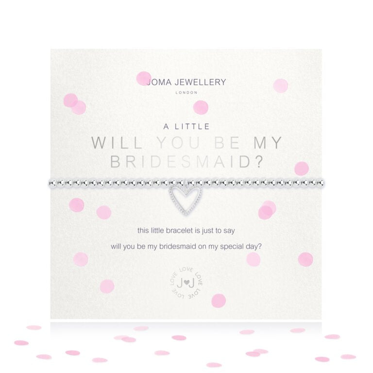 Joma Jewellery A Little Will You Be My Bridesmaid Bracelet