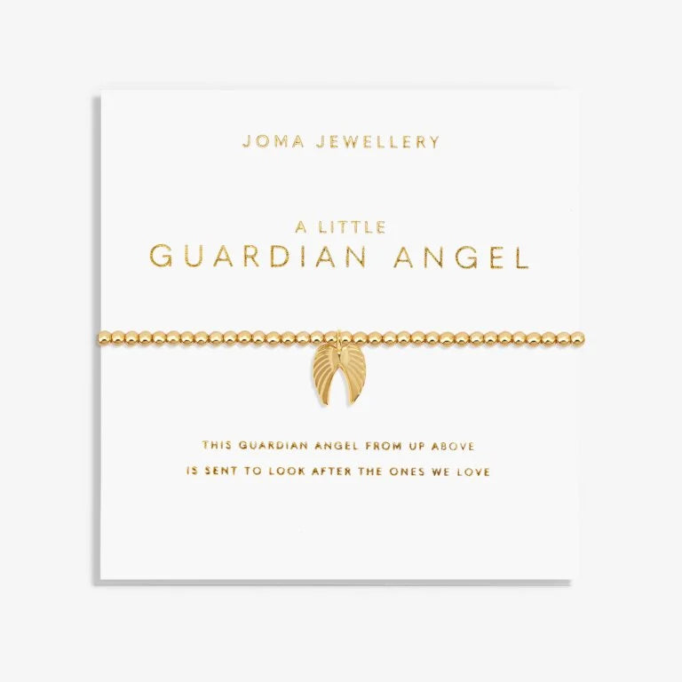 Joma Jewellery A Little Guardian Angel Gold Plated Bracelet