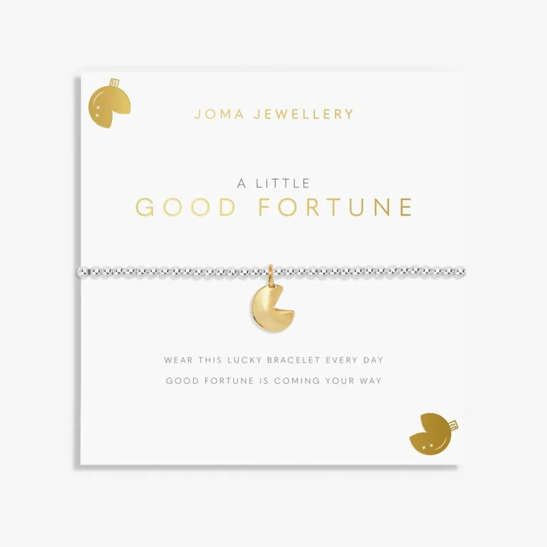Joma Jewellery A Little Good Fortune Silver And Gold Plated Bracelet