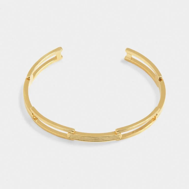 Katie Loxton The Curated Collection Arabella Bangle Gold Coated Bangle